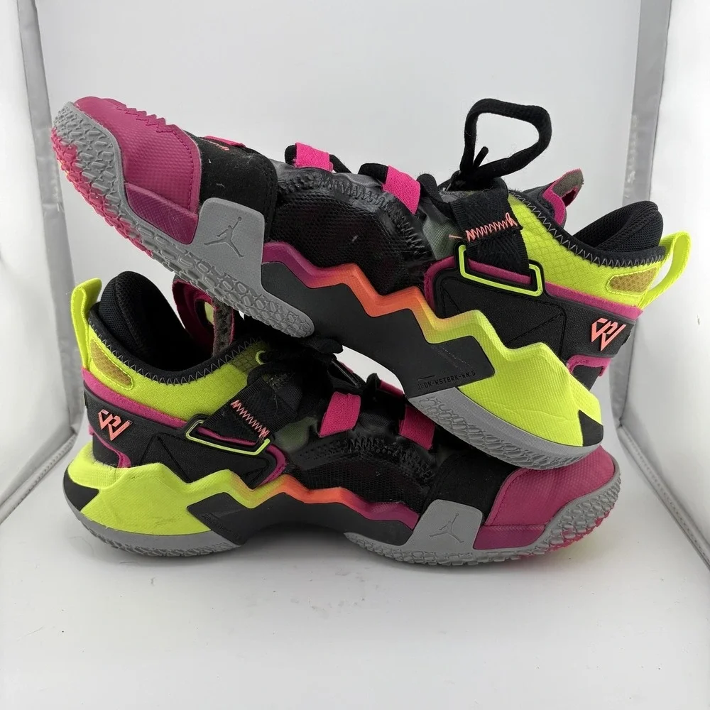 Nike Jordan Why Not Mens 8 Multicolor Basketball Sneakers Athletic Sport Shoes